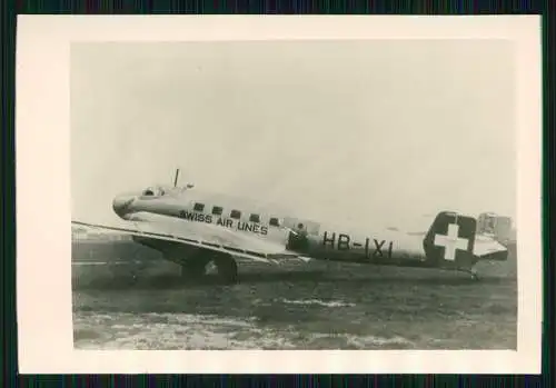 Foto 9 x 6 cm altes Papier nach 1945 - Flugzeug Aircraft - 127