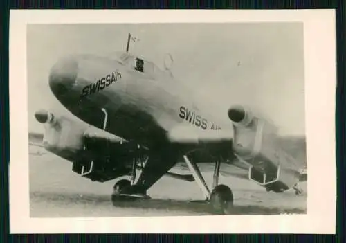 Foto 9 x 6 cm altes Papier nach 1945 - Flugzeug Aircraft - 129