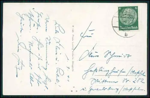 Semmering - Blick gegen die Hochstrasse - Hotel Panhans und Raxalpe - 1941 gel.