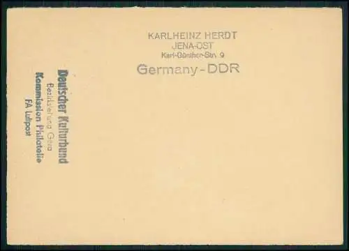 LUFTPOST INTERFLUG DDR - Sofia Prag - Retour - Non réclamé Nevyžádáno - 1964