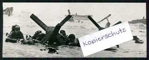 2x Pressefoto USA Archiv - Landung alliierte Ardennen Normandie 1944-45
