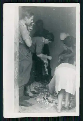 12xFoto Wehrmacht Soldaten Ostfront Geschütz Flak mit Schlachter Fleischer Abtl.