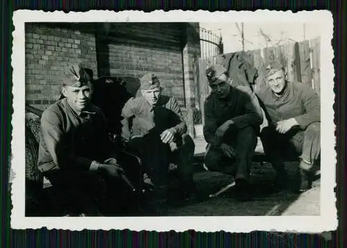 12xFoto Wehrmacht Soldaten Ostfront Geschütz Flak mit Schlachter Fleischer Abtl.