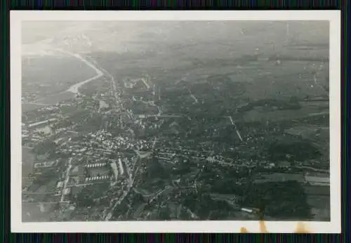 4x Foto Wehrmacht Bildstelle - Luftbild Fliegeraufnahme - Paris Frankreich 1940