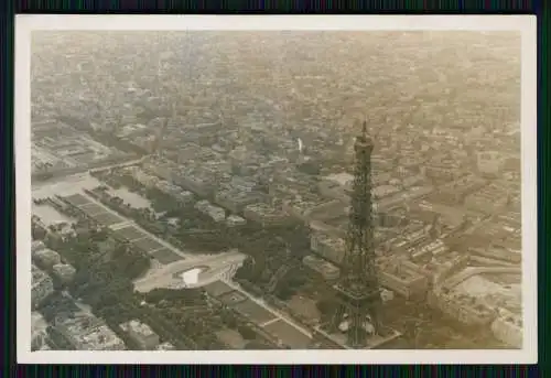 4x Foto Wehrmacht Bildstelle - Luftbild Fliegeraufnahme - Paris Frankreich 1940
