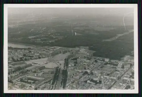 4x Foto Wehrmacht Bildstelle - Luftbild Fliegeraufnahme - Paris Frankreich 1940