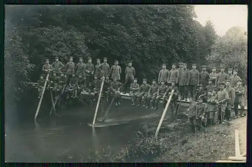 2x Foto AK 1. WK - Soldaten Pioniere Einsatz Westfront .....