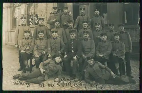 Foto AK 1. WK - Soldaten Königs-Infanterie-Regiment 6. Lothringisches Nr. 145