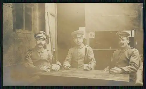 4x Foto AK 1. WK - Kriegszerstörung - Soissons Aisne Westfront
