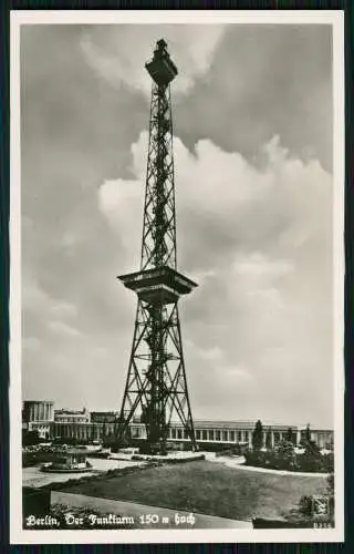 Foto AK Ansichtskarte Postkarte - Berlin Charlottenburg - Westend Funkturm 1937