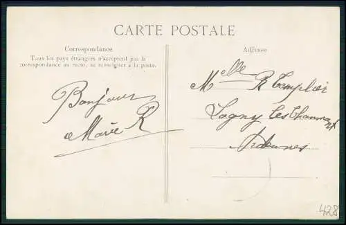 AK - Bazeilles La Crypte et l'Ossuaire - Denkmal gefallenen Söhne- 1910 gelaufen