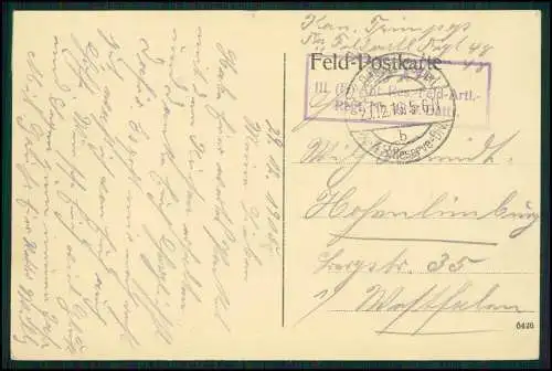 AK 1. WK - Erinnerung an die Karpathenkämpfe - in Nagy Ag Tal - 1915 Feldpost