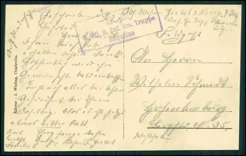 AK 1. WK - Vallée de la Meuse. Sedan La Petite Venise - 1915 Feldpost