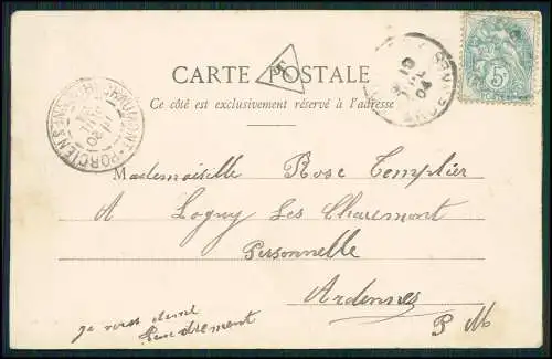 AK - Donchery Ardennes - ANCIEN CORPS DE GARDE - 1904 gelaufen