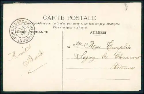 AK - Signy-l'Abbaye Ardennes - Abside de l'Eglise Kirche - 1905 gelaufen