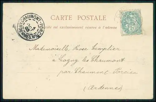 AK - CHATEAU-PORCIEN - Le pont de l'Aisne - 1903 gelaufen