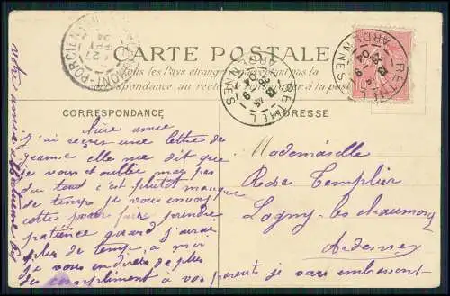 AK - Rethel-Ardennes - Les Marches du Palais - 1904 gelaufen