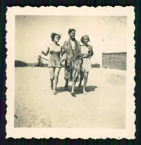10x Foto - Ostseebad Wustrow Fischland Saaler Bodden - Strandpartie Urlaub 1938