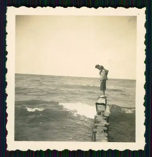 10x Foto - Ostseebad Wustrow Fischland Saaler Bodden - Strandpartie Urlaub 1938
