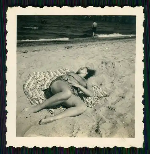 10x Foto - Ostseebad Wustrow Fischland Saaler Bodden - Strandpartie Urlaub 1938