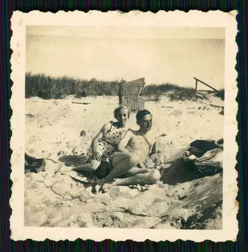 10x Foto - Ostseebad Wustrow Fischland Saaler Bodden - Strandpartie Urlaub 1938