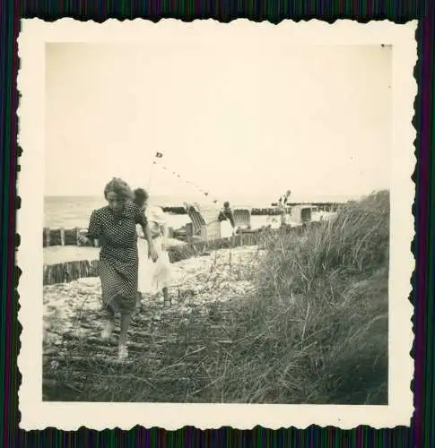 10x Foto - Ostseebad Wustrow Fischland Saaler Bodden - Strandpartie Urlaub 1938
