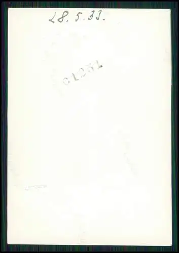 8x Foto - älterer feiner Mann mit Fahrrad - Radfahrer 1934 Rückseite Text Handsc