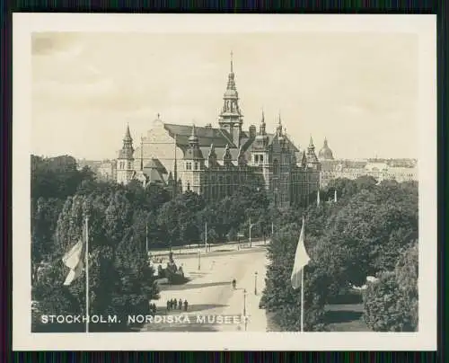 13x Foto Stockholm Schweden - diverse Ansichten um 1940