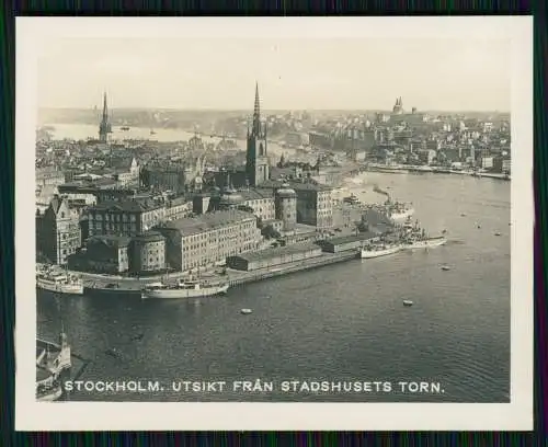 13x Foto Stockholm Schweden - diverse Ansichten um 1940