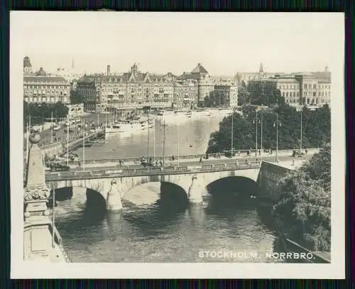 13x Foto Stockholm Schweden - diverse Ansichten um 1940