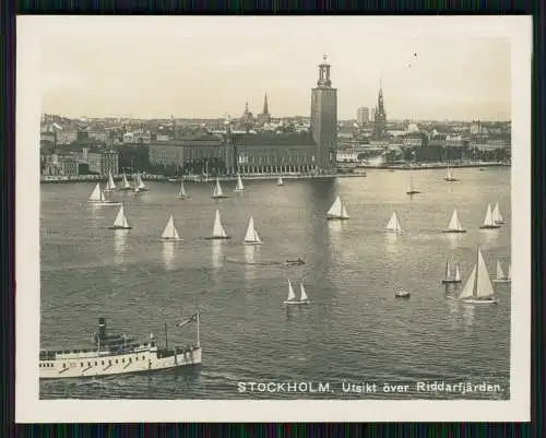 13x Foto Stockholm Schweden - diverse Ansichten um 1940