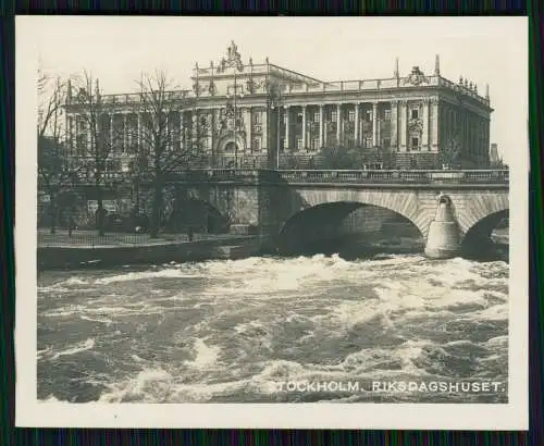 13x Foto Stockholm Schweden - diverse Ansichten um 1940