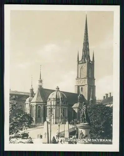 13x Foto Stockholm Schweden - diverse Ansichten um 1940