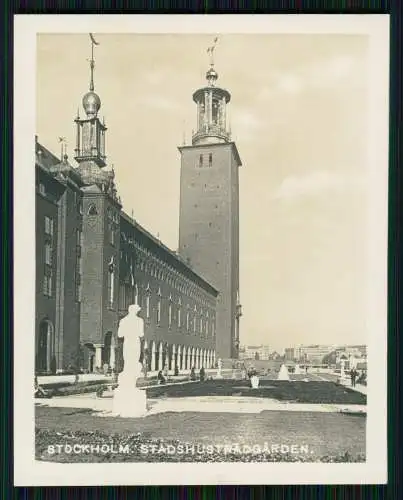 13x Foto Stockholm Schweden - diverse Ansichten um 1940