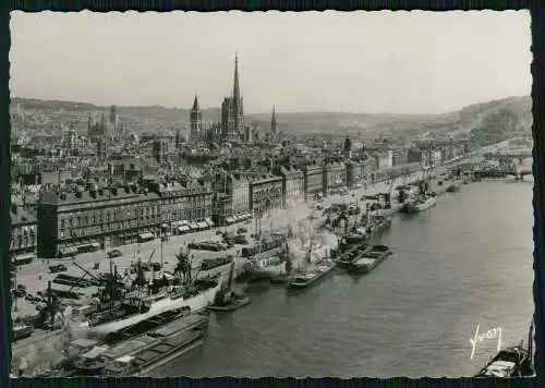 Foto AK Rouen Seine-Maritime Seine-Inf. - Les quais vus du pont transbordeur