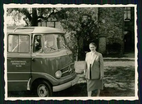 12x Foto Lahnstein Koblenz - mit Bus 1962 nach Andilly Meurthe-Soldatenfriedhof