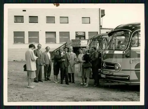 12x Foto Lahnstein Koblenz - mit Bus 1962 nach Andilly Meurthe-Soldatenfriedhof