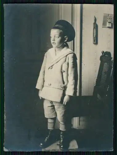 12x Echt Foto u. AK - kleine Jungs Knaben männliche Kinder Jugendliche - 1930-50
