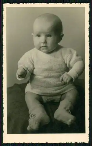 12x Echt Foto u. AK - Portrait kleine Jungs Knaben Kinder - 1930-50