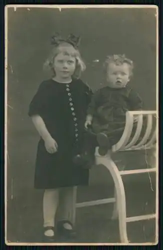 12x Echt Foto u. AK - Mädchen Jungs Geschwister Kinder Bruder Schwester- 1920-48