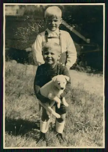 12x Echt Foto u. AK - Mädchen Jungs Geschwister Kinder Bruder Schwester- 1920-48