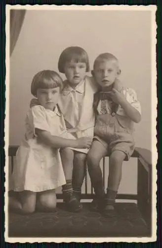 12x Echt Foto u. AK - Mädchen Jungs Geschwister Kinder Bruder Schwester- 1920-48