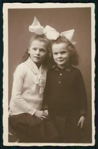 12x Echt Foto u. AK - Mädchen Jungs Geschwister Kinder Bruder Schwester- 1920-45