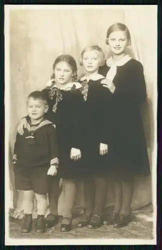 12x Echt Foto u. AK - Mädchen Jungs Geschwister Kinder Bruder Schwester- 1920-45