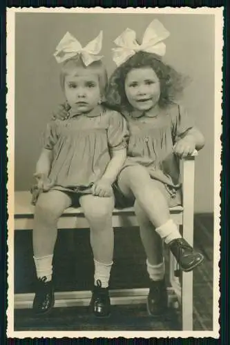 12x Echt Foto u. AK - Mädchen Jungs Geschwister Kinder Bruder Schwester- 1920-50