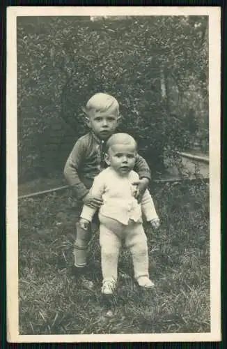 12x Echt Foto u. AK - Mädchen Jungs Geschwister Kinder Bruder Schwester- 1920-50