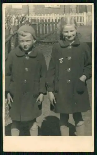 12x Echt Foto u. AK - Mädchen Jungs Geschwister Kinder Bruder Schwester- 1920-50