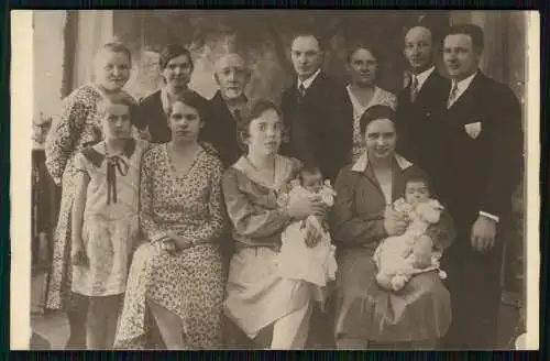 12x Echt Foto u. AK - Mädchen Jungs Mutter mit Kinder ..... - 1920-50