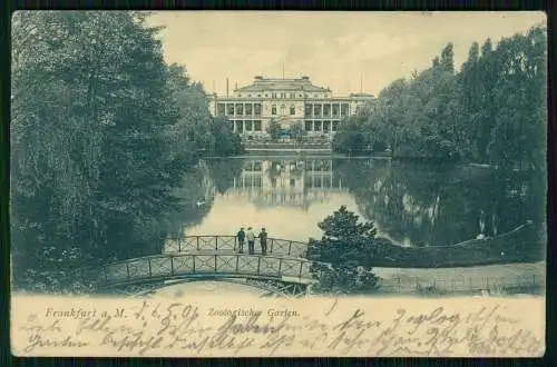 AK - Frankfurt am Main -  Zoologischer Garten - 1906 gelaufen