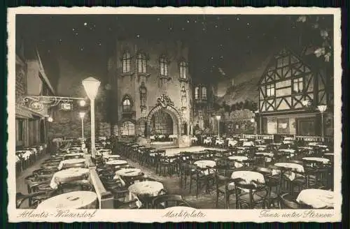 AK Berlin, Restaurant Atlantis-Winzerdorf, Marktplatz, Tanz unter Sternen, 1938